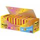 774949 Post-It2010 POST-IT® blokk 76x76 asst. neonfgr. (24) 